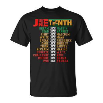 Black Culture Dream Like Martin Junenth Free Ish 1865 T-shirt - Thegiftio UK