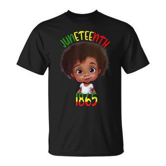 Black Girl Junenth 1865 Kids Toddlers Celebration Unisex T-Shirt | Mazezy