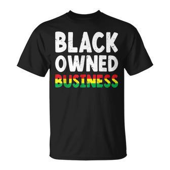 Black Owned Business African American Entrepreneur Owner T-Shirt | Mazezy
