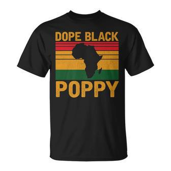 Black Pride Poppy Black History Month Dope Black Poppy Unisex T-Shirt | Mazezy