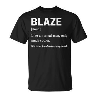 Blaze Name Gift Blaze Funny Definition V2 Unisex T-Shirt - Seseable
