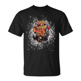Bleached It's The Most Wonderful Time Of The Year Halloween T-Shirt - Seseable