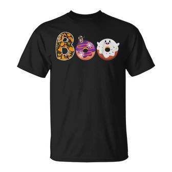 Boo Donuts Ghost Halloween Donut Lovers Costume Spooky T-Shirt - Monsterry AU