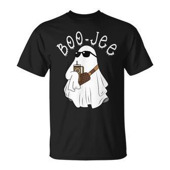 Boo Jee Ghost Halloween Spooky Season Cute Ghost T-Shirt - Seseable