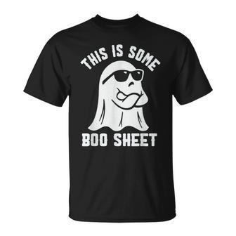 This Is Some Boo Sheet Ghost Cute Boo Ghost Halloween Spooky T-Shirt - Seseable