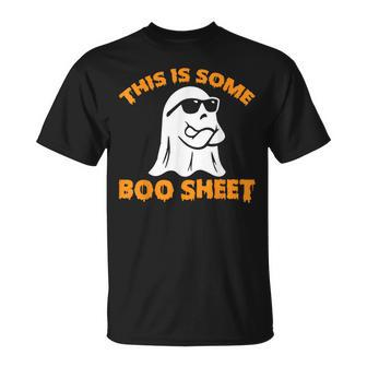 This Is Some Boo Sheet Halloween Costume T-Shirt | Mazezy