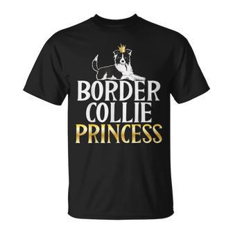 Border Collie Princess Border Collie T-Shirt | Mazezy