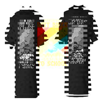 Born Ride Dirt Bikes Forced To Go To School Unisex T-Shirt | Mazezy