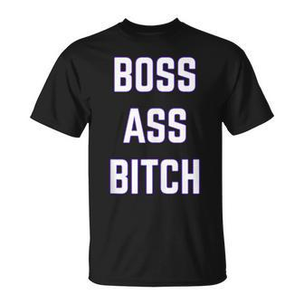 Boss Ass Bitch Fun Cute Cool Motivational T-Shirt | Mazezy