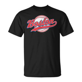 Boston Vintage Baseball Throwback Retro Unisex T-Shirt | Mazezy