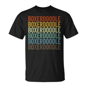 Boxerdoodle Retro T-Shirt | Mazezy