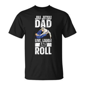 Brazilian Jiu Jitsu Dad Bjj Mixed Martial Jiu Jitsu Gi Jiu Unisex T-Shirt - Seseable