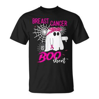 Breast Cancer Is Boo Sheet Breast Cancer Boo Halloween T-Shirt