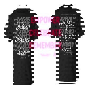 Breast Cancer Support Pink Ribbon Breast Cancer Awareness T-Shirt - Monsterry