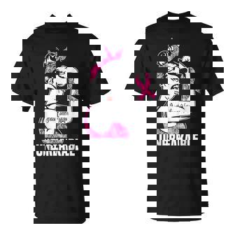 Breast Cancer Warrior Unbreakable Breast Cancer Awareness T-Shirt | Mazezy