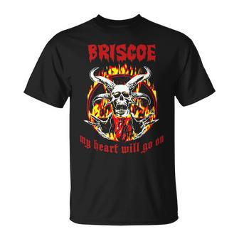 Briscoe Name Gift Briscoe Name Halloween Gift V2 Unisex T-Shirt - Seseable