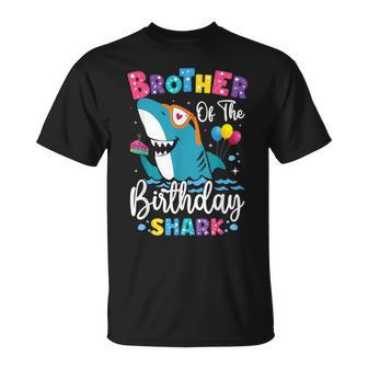 Brother Of The Shark Birthday Big Bro Matching Family T-Shirt - Monsterry DE