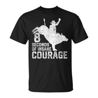 Bull Riding Bull Rider Cowboy T-Shirt - Seseable