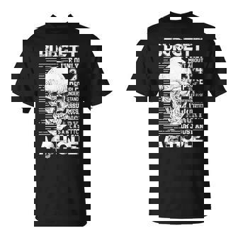 Burgett Name Gift Burgett Ively Met About 3 Or 4 People Unisex T-Shirt - Seseable