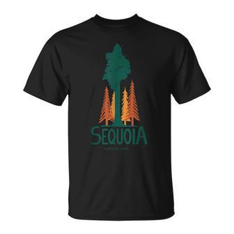 California Sequoia National Park 1890 Unisex T-Shirt - Seseable