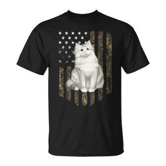 Camo American Flag Ragamuffin 4Th Of July Usa T-Shirt | Mazezy