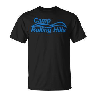 Camp Rolling Hills Sleepaway Camp Outdoor Vacations T-Shirt | Mazezy