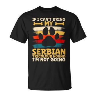 If I Can't Bring My Serbian Tricolour Hound T-Shirt | Mazezy
