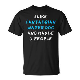 Cantabrian Water Dogs Perros De Agua Cantábrico T-Shirt | Mazezy