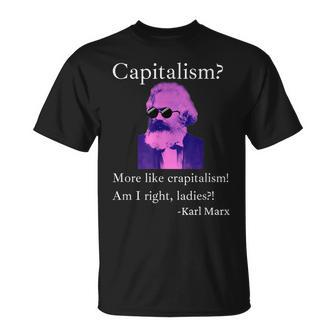 Capitalism More Like Crapitalism | Capitalism Sucks Unisex T-Shirt | Mazezy AU