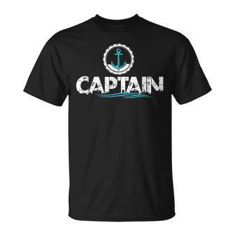 Captain Anchor Boating Sailing Gift Unisex T-Shirt | Mazezy UK