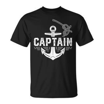 Captain Ship Boat Owner Skipper Lover Unisex T-Shirt | Mazezy