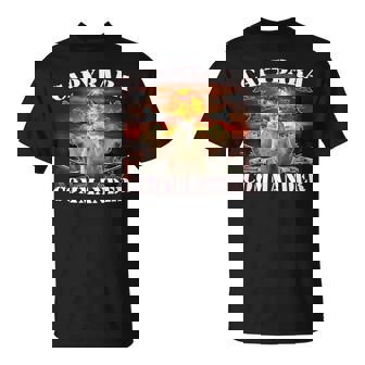 Capybara Commander Funny Capybara Warrior Gifts For Capybara Lovers Funny Gifts Unisex T-Shirt | Mazezy