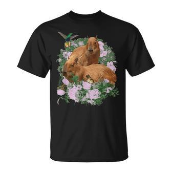 Capybara Lover Cute Capibara Rodent Animal Lover Unisex T-Shirt - Seseable