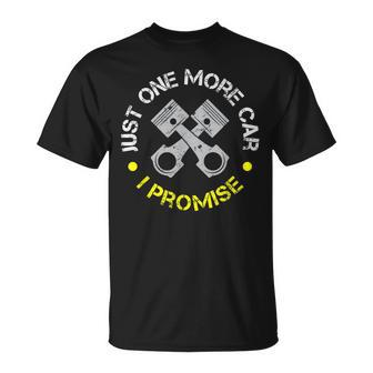 Car Lover Just One More Car I Promise T-shirt - Thegiftio UK