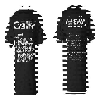 Cassidy Definition Personalized Birthday Idea T-Shirt | Mazezy