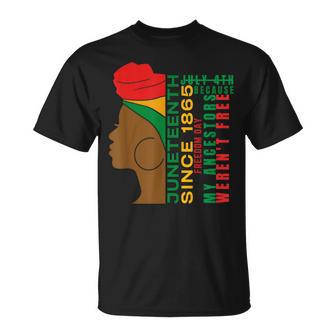 Celebrate Black History Junenth 1865 Freedom Day Unisex T-Shirt - Seseable