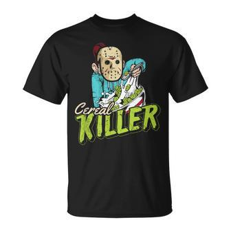 Cereal Killer Horror Movies And Cereal Lovers Movies T-Shirt | Mazezy