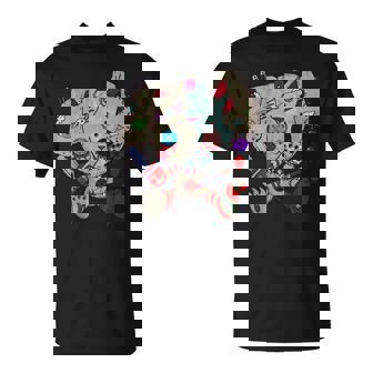 Chainsaw Goth Bunny Zombie Alt Punk Grunge Clothing Voodoo Goth T-Shirt | Mazezy