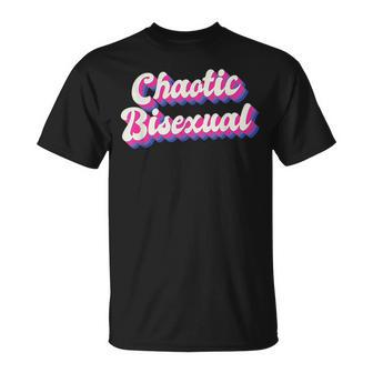 Chaotic Bisexual Bi Lgbt Bisexual Pride Unisex T-Shirt | Mazezy