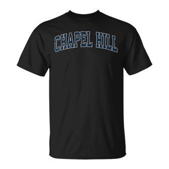 Chapel Hill North Carolina Nc Vintage Sports Design Navy Des Unisex T-Shirt | Mazezy
