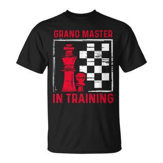 Chess Grand Master In Training Checkmate Board Game Lovers T-Shirt | Mazezy UK
