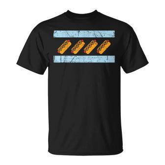 Chicago Flag Hotdog Chicago Style Hot Dog T-Shirt | Mazezy