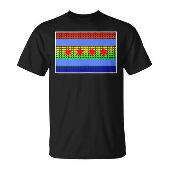 Chicago Gay Pride Illinois Pride Ally Gear Unisex T-Shirt | Mazezy