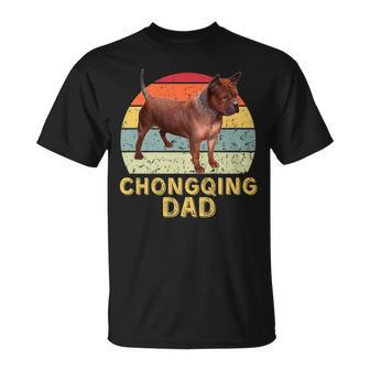 Chinese Chongqing Dog Dad Retro My Dogs Are My Cardio T-Shirt | Mazezy