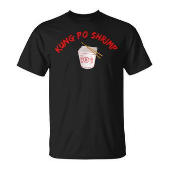 Graphic Chinese Food Apparel-Kung Po Shrimp T-Shirt | Mazezy
