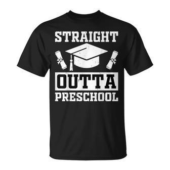 Class Of 2023 Straight Outta Preschool Graduation T-shirt - Thegiftio UK