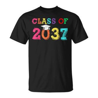 Class Of 2037 Pre K Graduate Preschool Graduation T-Shirt - Seseable