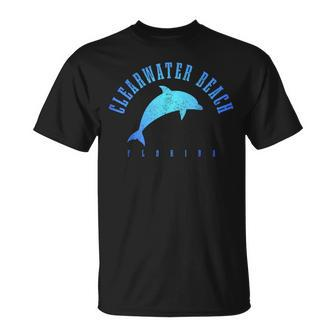 Clearwater Beach Florida Fl Dolphin Vacation Souvenir T-Shirt | Mazezy