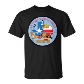 Coast Guard Air Station Cgas Houston Houston Funny Gifts Unisex T-Shirt | Mazezy