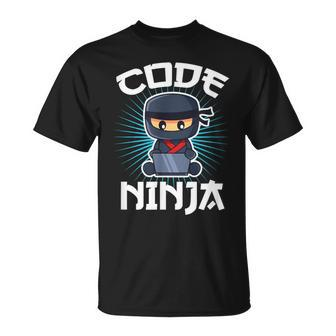 Code Ninja Programmer Coder Computer Programming Coding T-Shirt | Mazezy